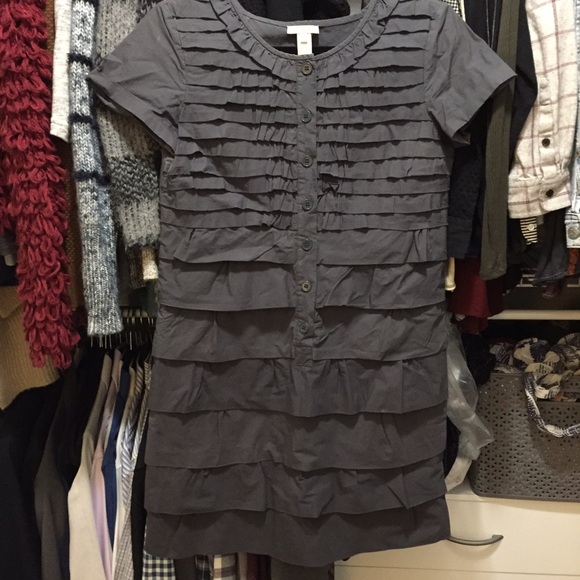 JCrew ruffle dress