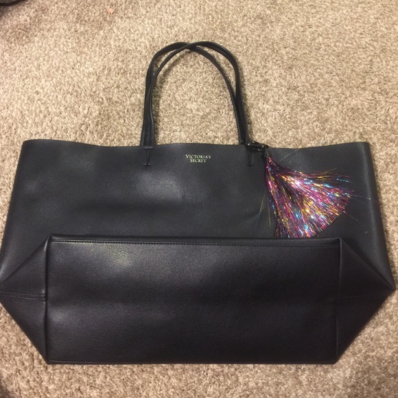 black victoria's secret tote