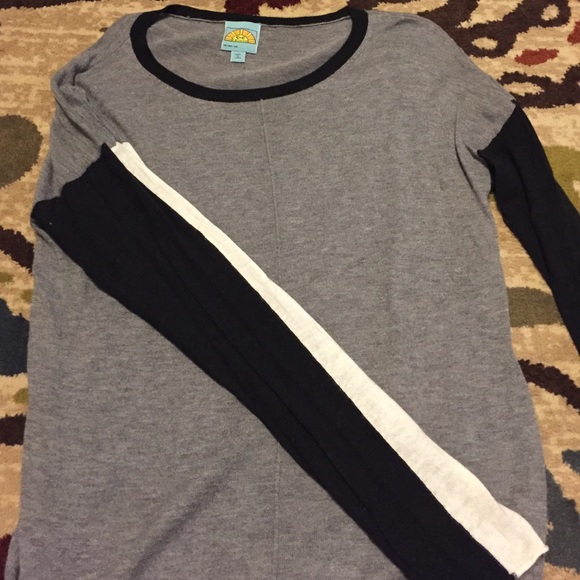 C&C California color block sweater