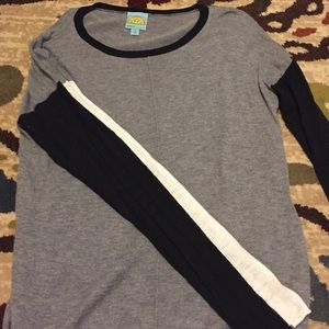 C&C California color block sweater