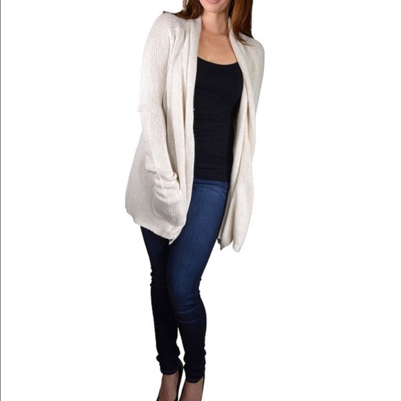 Off white Cardigan Sweater - Picture 3 of 4