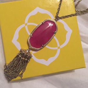Purple Kendra scott necklace