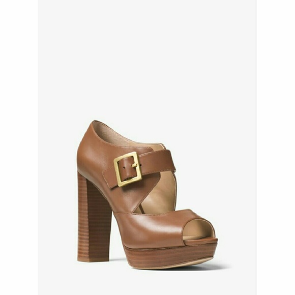MICHAEL Michael Kors Eleni Leather Platform Sandal