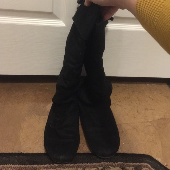 black boots
