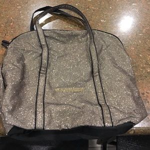 Victoria's Secrets gold and black bag/tote