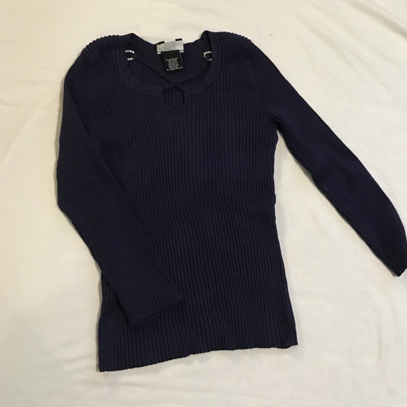 Navy sweater