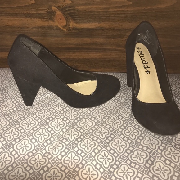 Black Mudd heels