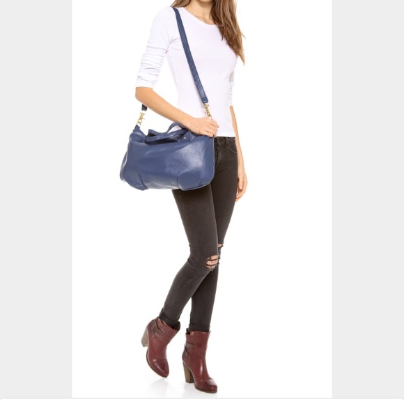 Clare V // Clare Vivier leather messenger