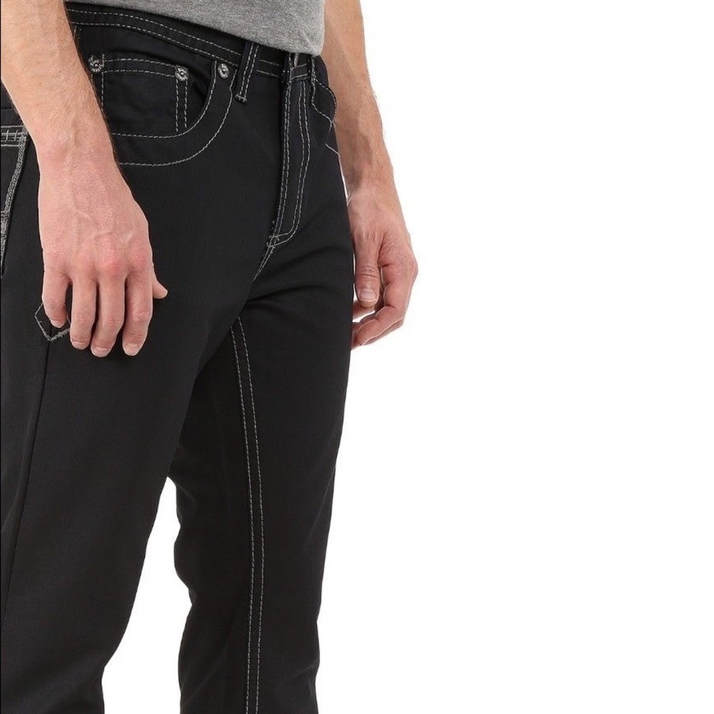 Black Coated Jeans - Picture 5 of 6