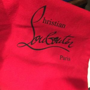 Authentic Christian Louboutin dust bag for shoes