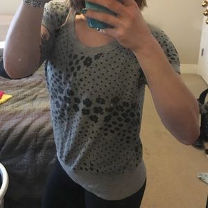 Gap Short Sleeve Printed Sweatshirt