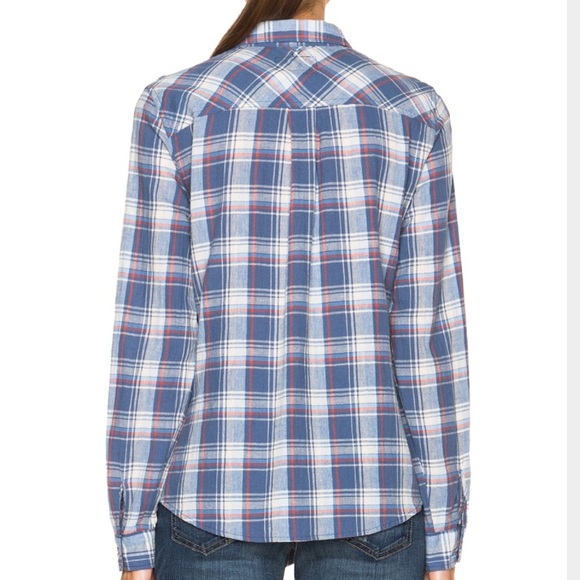 Current Elliot plaid button down NWT - Picture 5 of 5