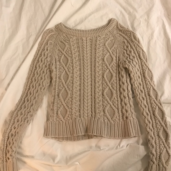 Tan winter sweater