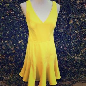 Gorgeous yellow Jay Godfrey with back cut out