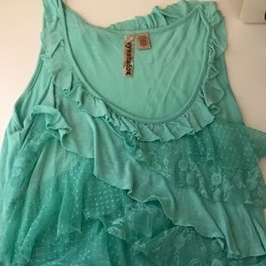Seafoam Green Tank Top