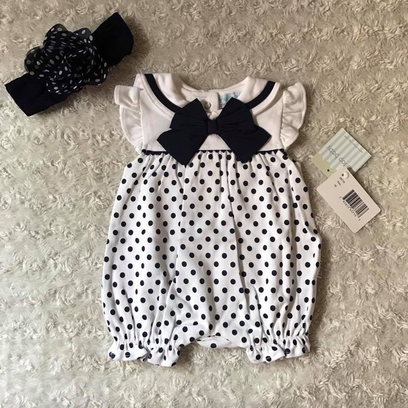 NWT Le Top Searsucker Romper