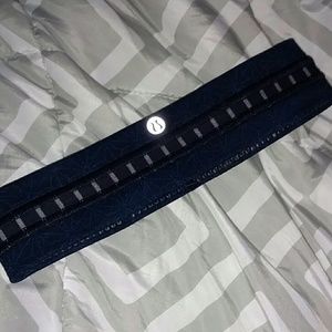 navy lululemon athletic headband