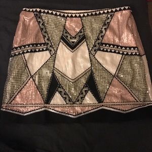 Sequin skirt