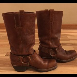 Frye boots "Rugged Harness" size 6.5, brown