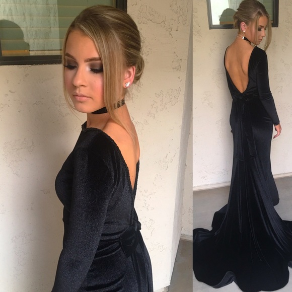 jessica angel Dresses & Skirts - Jessica Angel velvet ball gown S Michael Costello