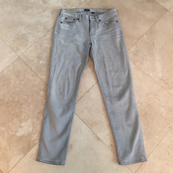 J Crew gray toothpick jeans