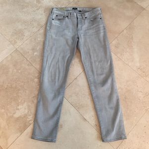 J Crew gray toothpick jeans