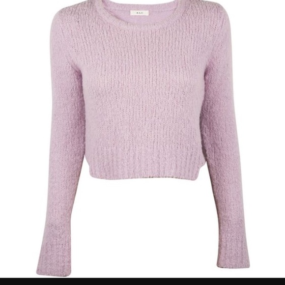 Lavender A.L.C. Covington alpaca blend sweater Xs