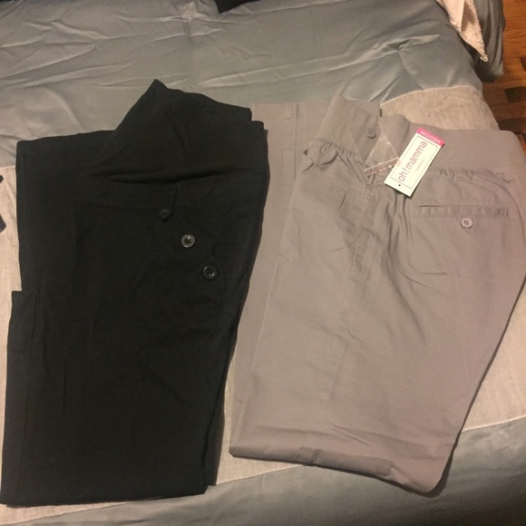 2 Maternity Pants 👖 1 NWT - Both $23.