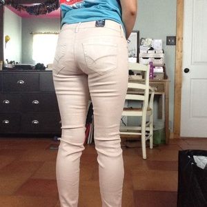 Sparkly light pink Skinnies by Bullhead