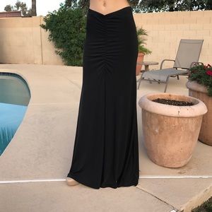 Savee floor length black skirt