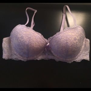 Purple Push Up Lace Bra 34C