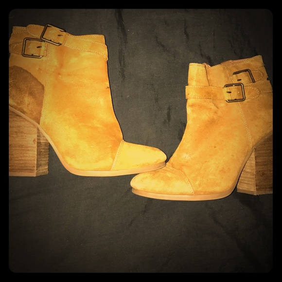 Lucky Brand suede booties