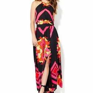 Blouse with matching skirt