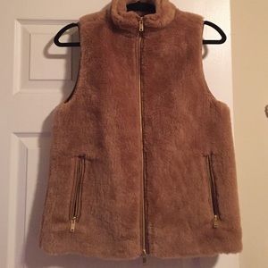 Jcrew plush excursion vest