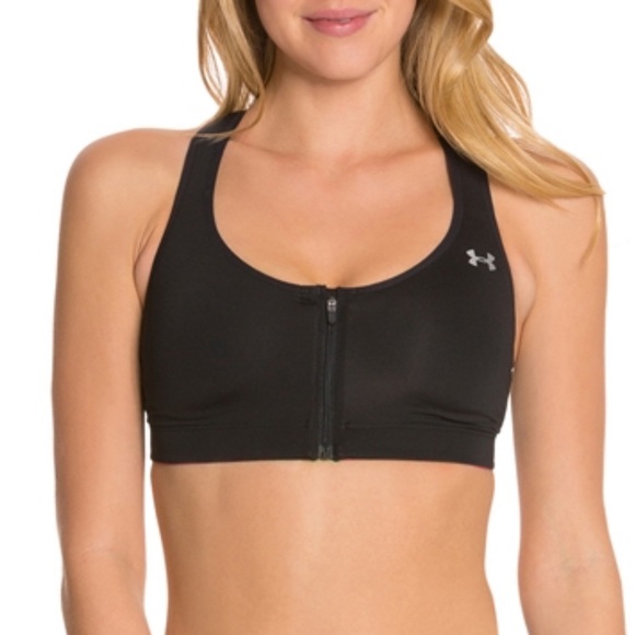 Under amour zip up sports bra