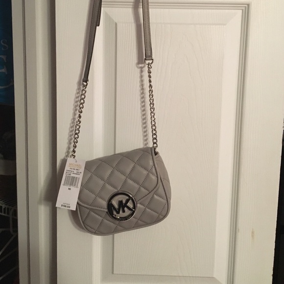 BRAND NEW Grey Michael Kors Crossbody