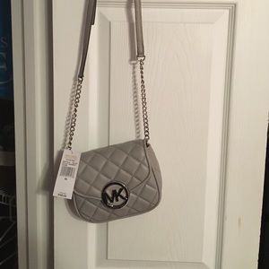 BRAND NEW Grey Michael Kors Crossbody