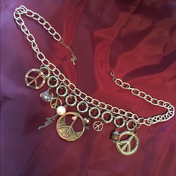 Necklace in silver (costume jewelry) - Picture 3 of 4