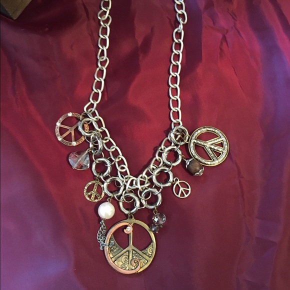 Necklace in silver (costume jewelry) - Picture 4 of 4