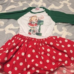 Little girls Christmas dress