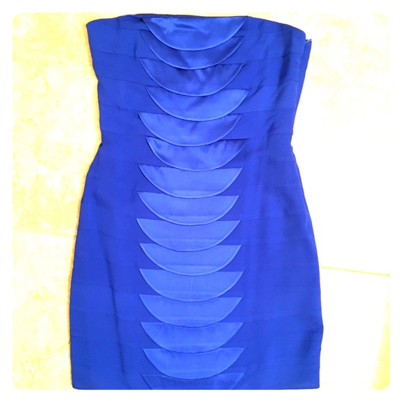 By Francine Silk Cocktail Mini Dress