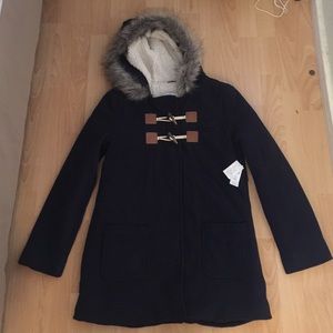 Old Navy Fleece Toggle Coat