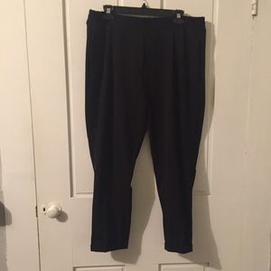Elastic waste harem dress pants