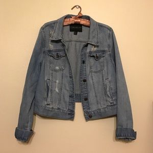 DISTRESSED DENIM JACKET