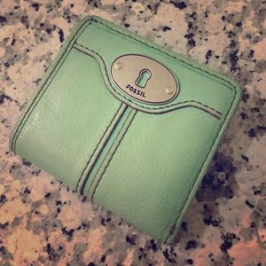 Turquoise Fossil Wallet