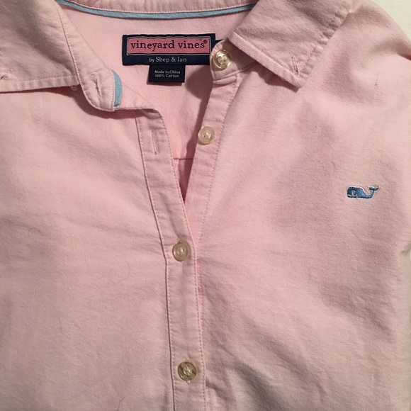 Vineyard vines pink oxford