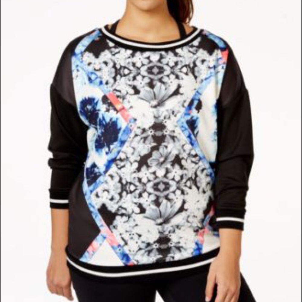 ”The Warm Up" Printed Sweatshirt