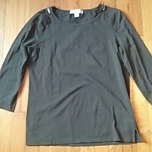 Michael Kors Size L Brown Top