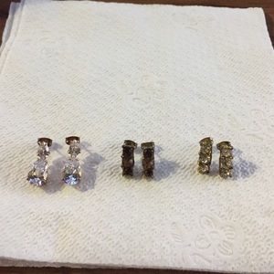 Gold and Rose Gold Earrings