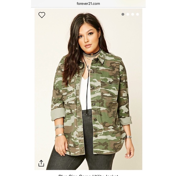 Camo utility jacket 💕